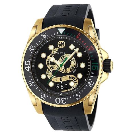 gucci watch mens gold and black|Gucci men watches clearance.